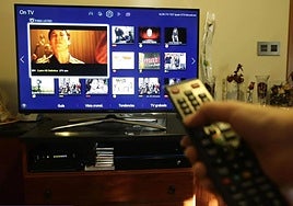 Un usuario cambia de canal.