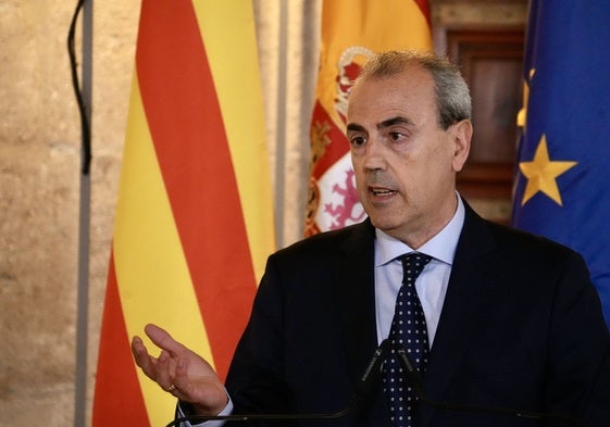 Móner, en la toma de posesión.