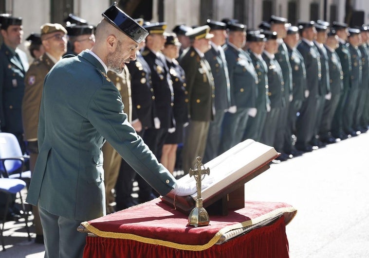 Toma de posesión del nuevo jefe de la Guardia Civil de Valencia, Juan Martínez Ros