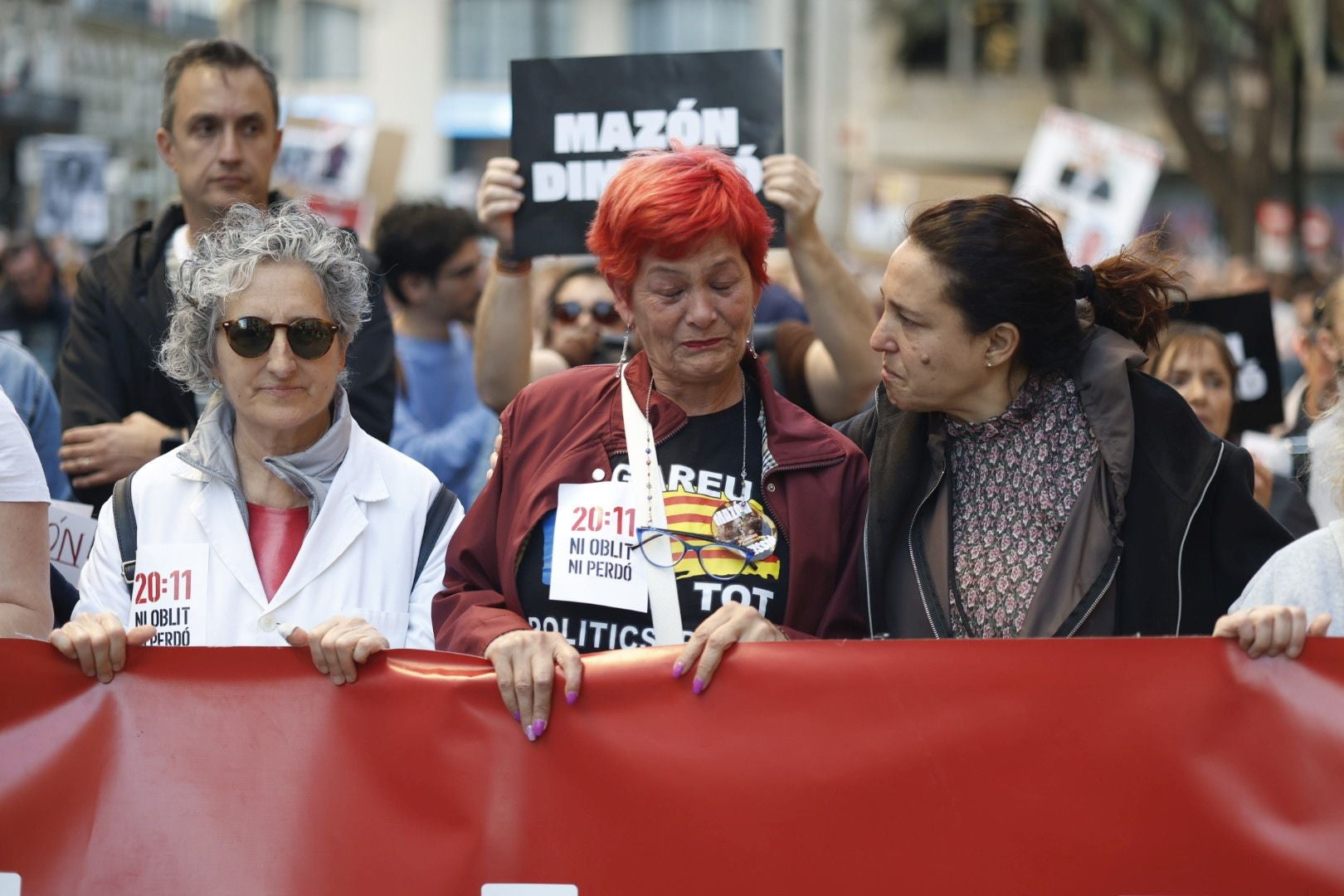 FOTOS | Sexta manifestación en Valencia contra la gestión política de la dana