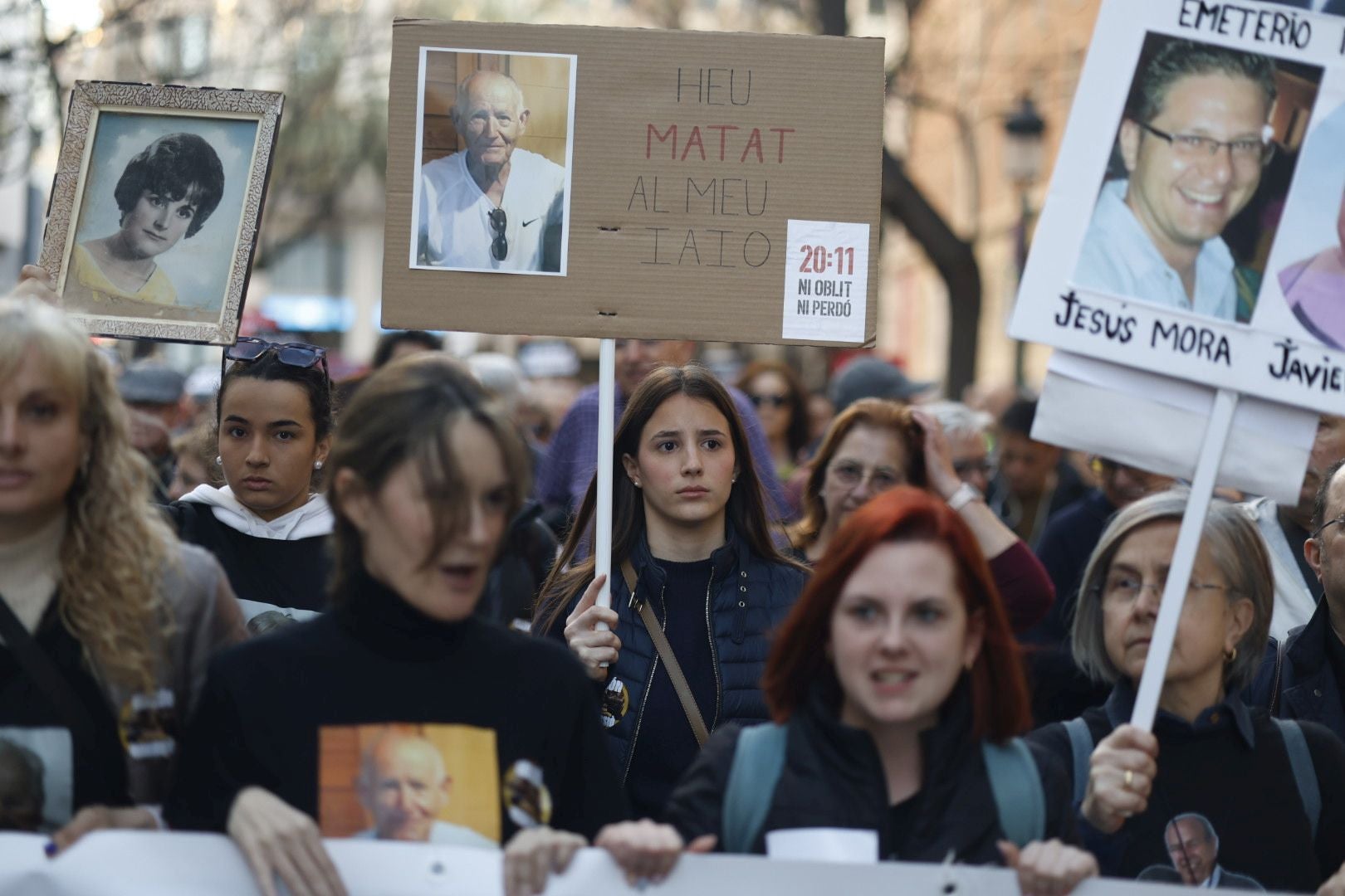 FOTOS | Sexta manifestación en Valencia contra la gestión política de la dana