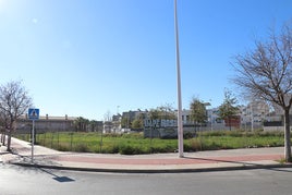 Zona donde se cederán los terrenos.