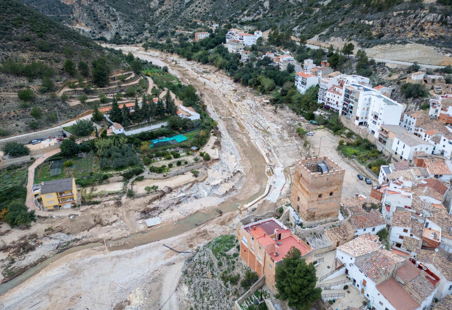 FOTOS | La dana destroza el atractivo turístico del parque natural de Sot de Chera
