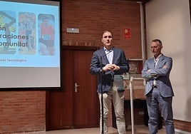 Luis Cervera, durante el acto de presentación.