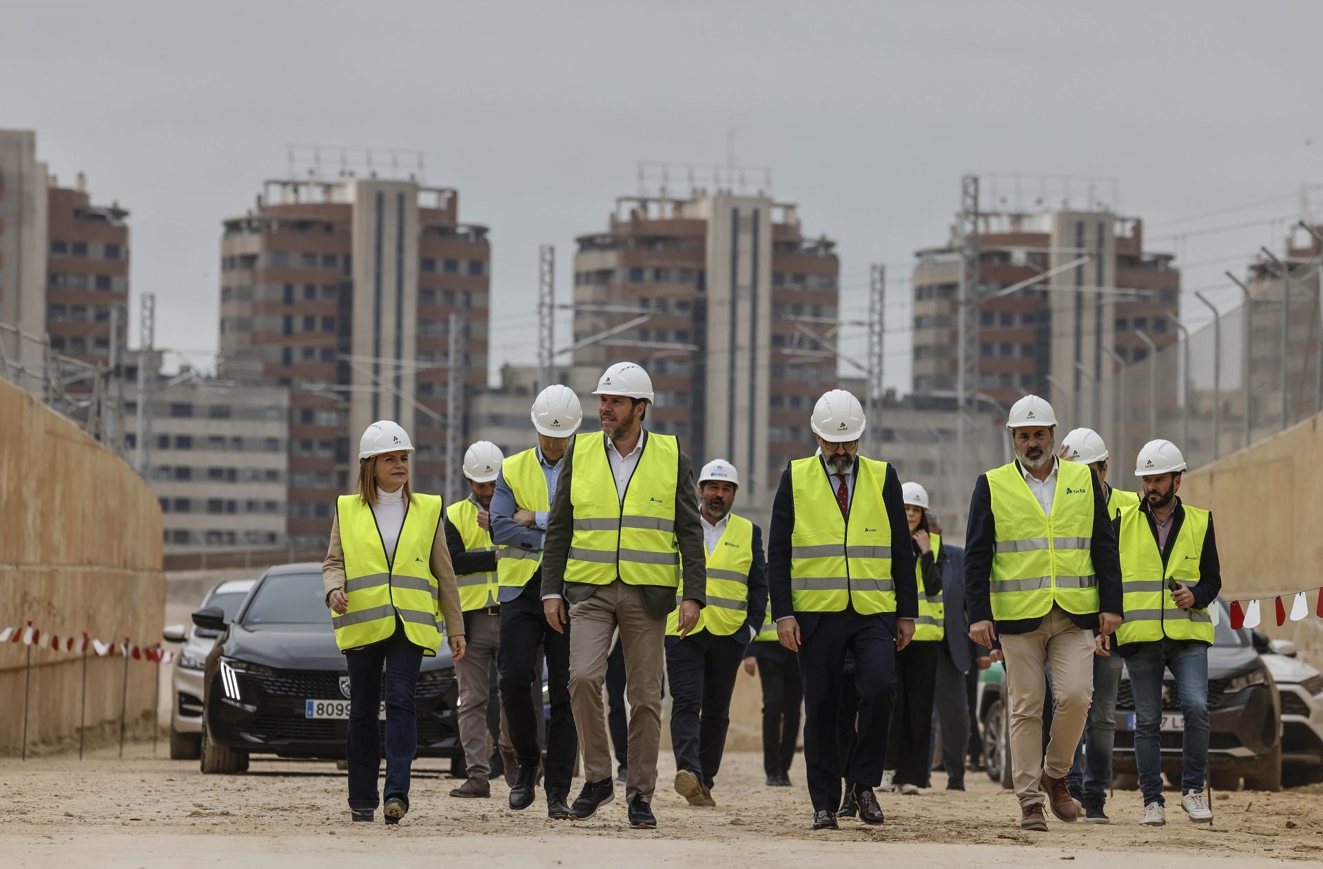 FOTOS | Obras del canal ferroviario de acceso a Valencia