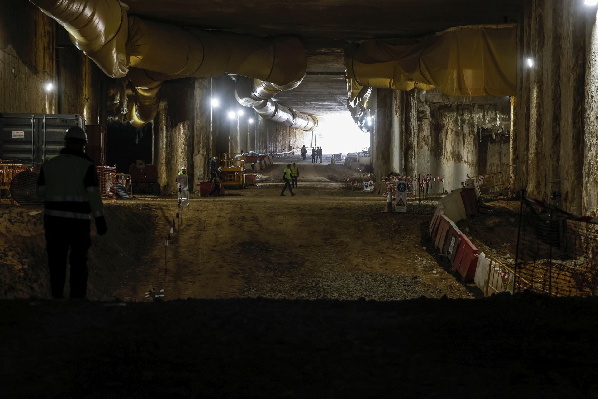 FOTOS | Obras del canal ferroviario de acceso a Valencia