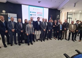 Participantes en la Jornada del Día Mundial del Agua celebrado en la sede de Cajamar en Valencia.