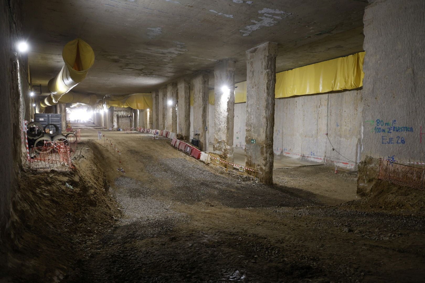 FOTOS | Obras del canal ferroviario de acceso a Valencia