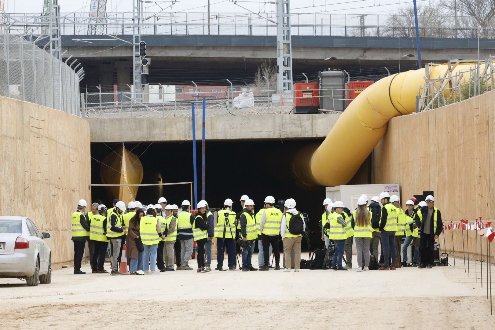 FOTOS | Obras del canal ferroviario de acceso a Valencia