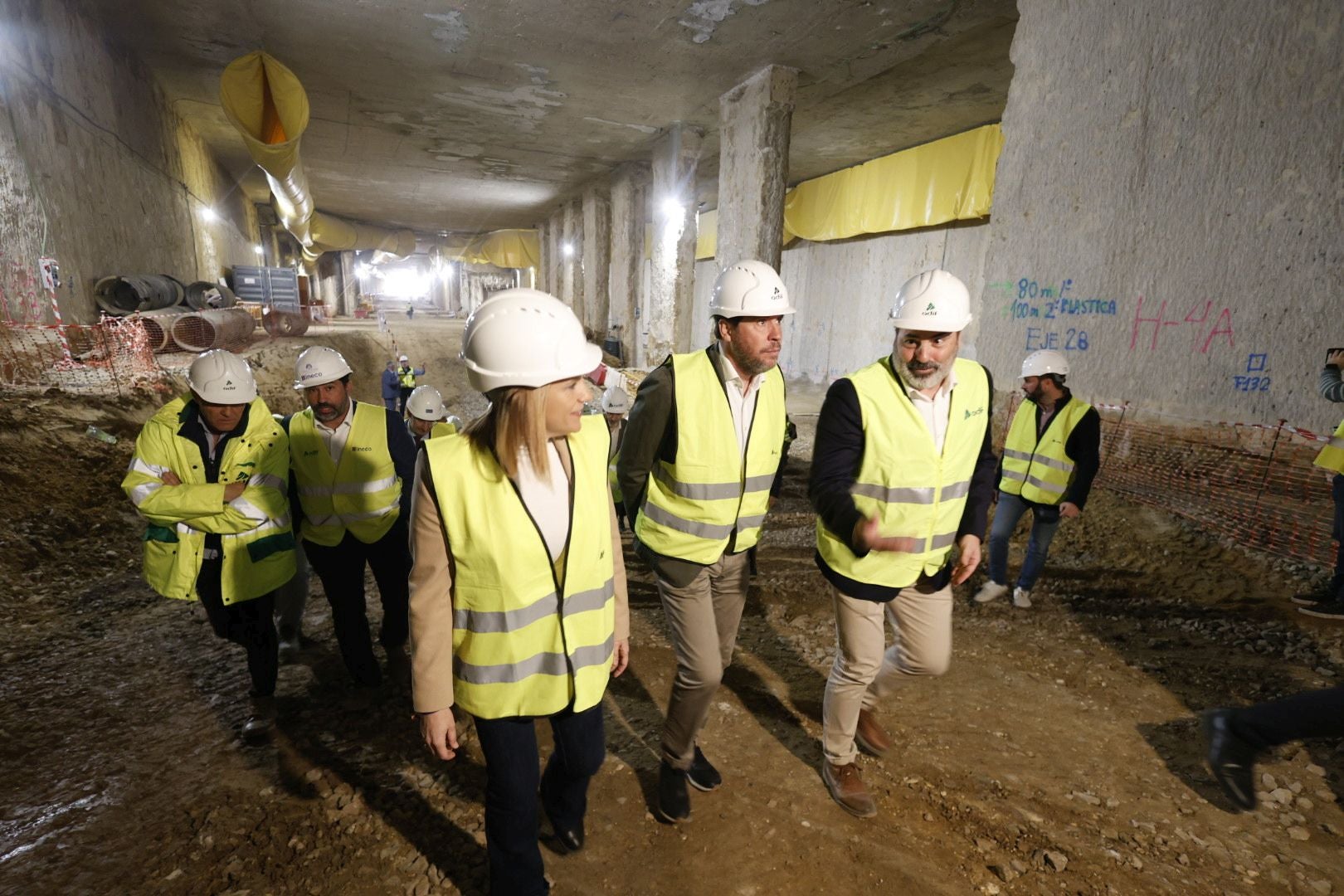 FOTOS | Obras del canal ferroviario de acceso a Valencia