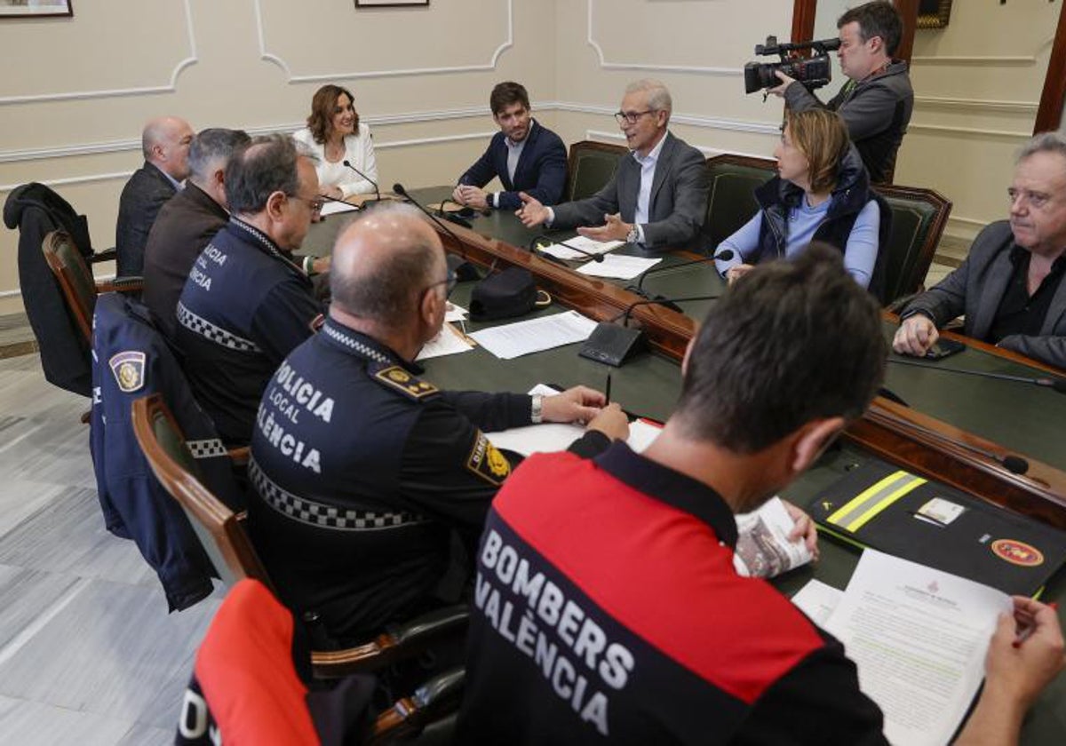 Reunión de la junta local de seguridad, en una imagen de archivo.