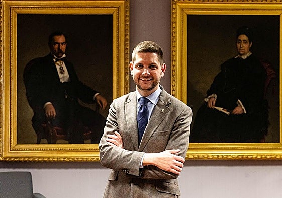 José Manuel Prieto, en la sala del consejo de Administración de LAS PROVINCIAS.