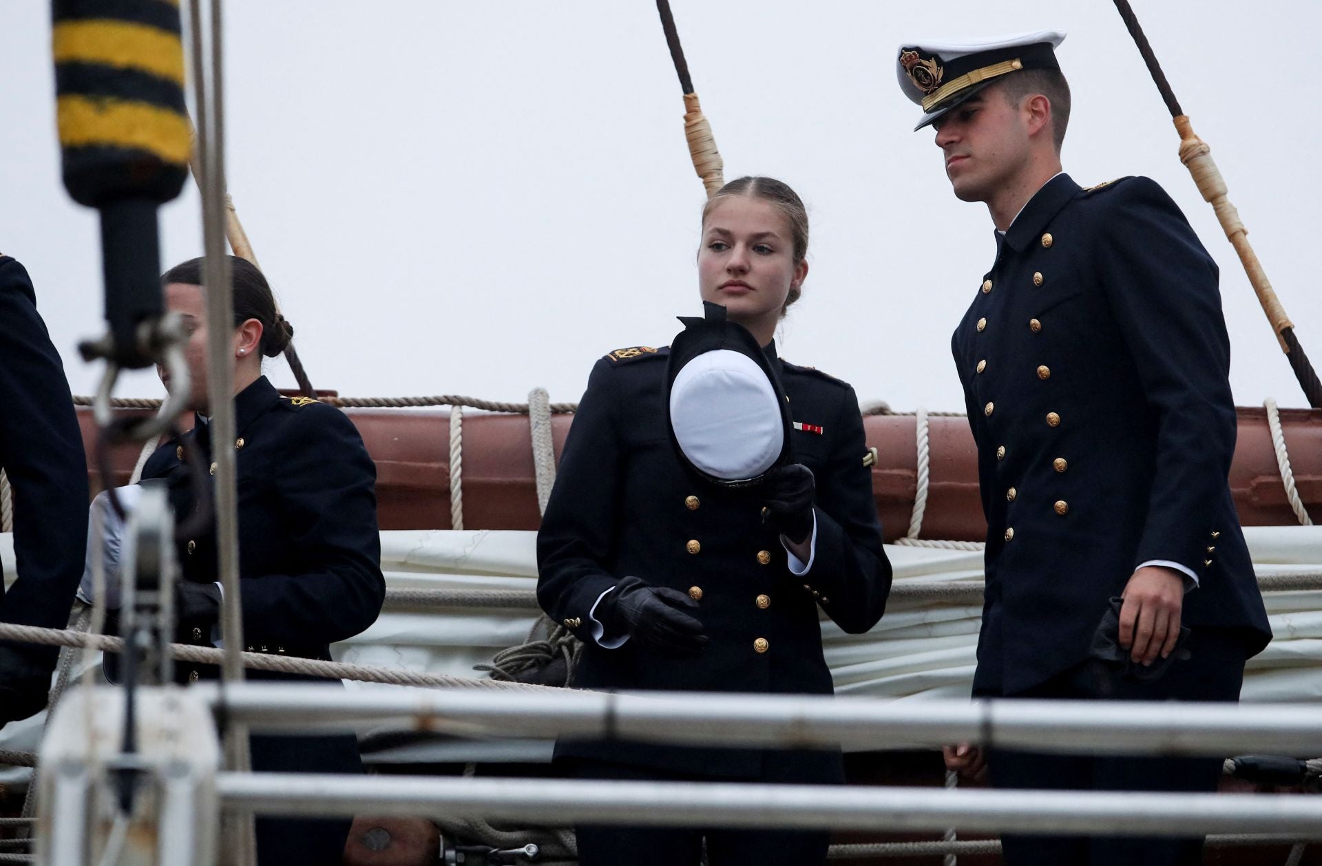 Nuevas fotos de Leonor a bordo de Elcano