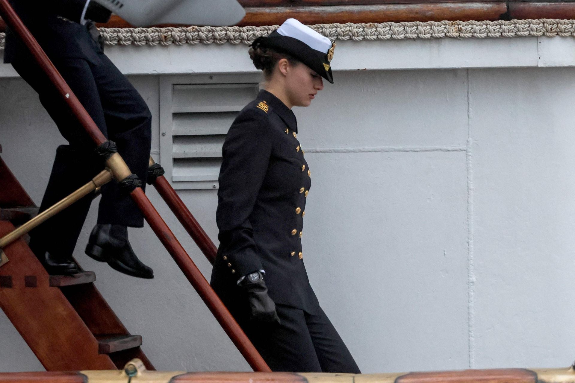 Nuevas fotos de Leonor a bordo de Elcano