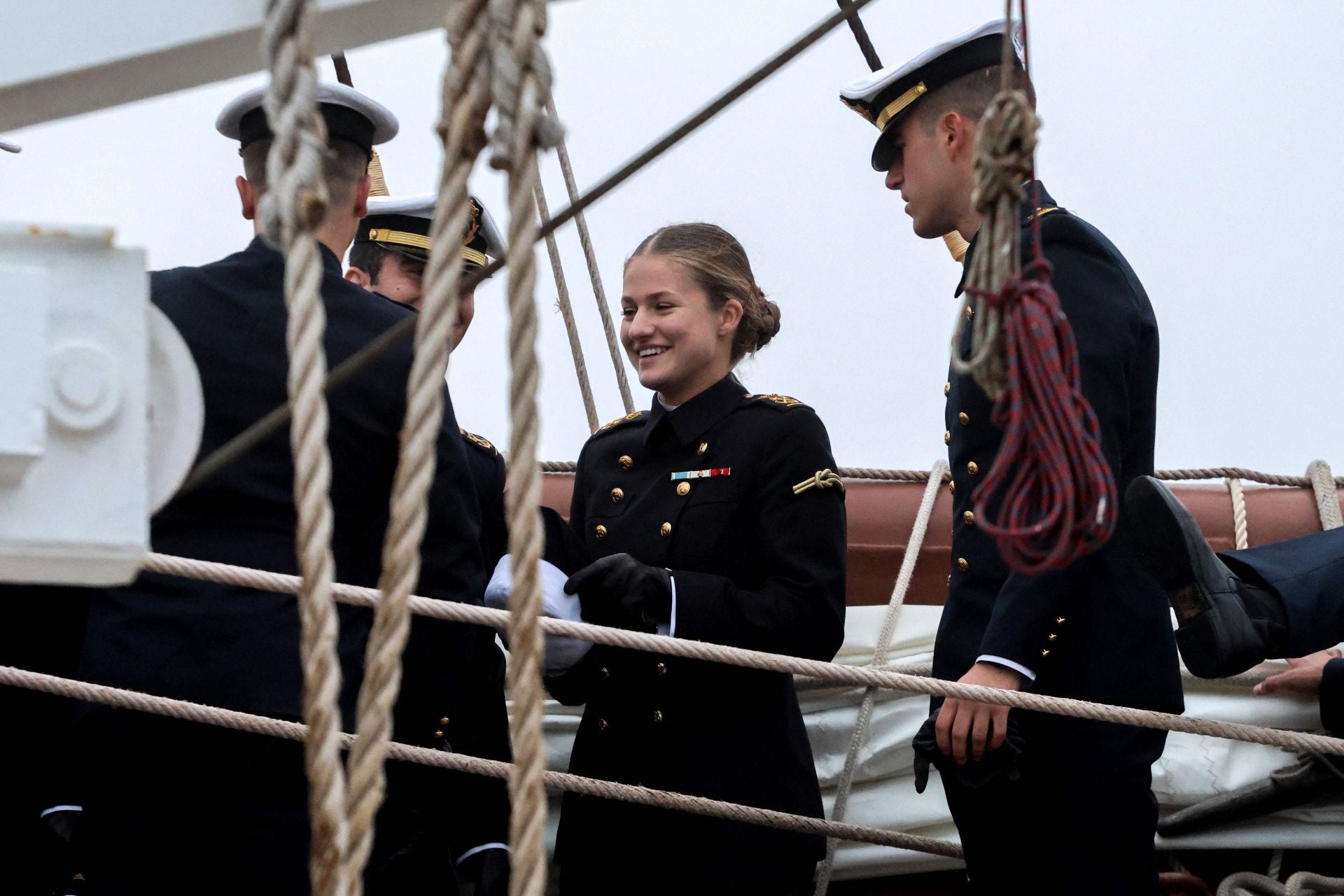 Nuevas fotos de Leonor a bordo de Elcano