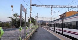 Estación de tren de l'Alcúdia de Crespins.