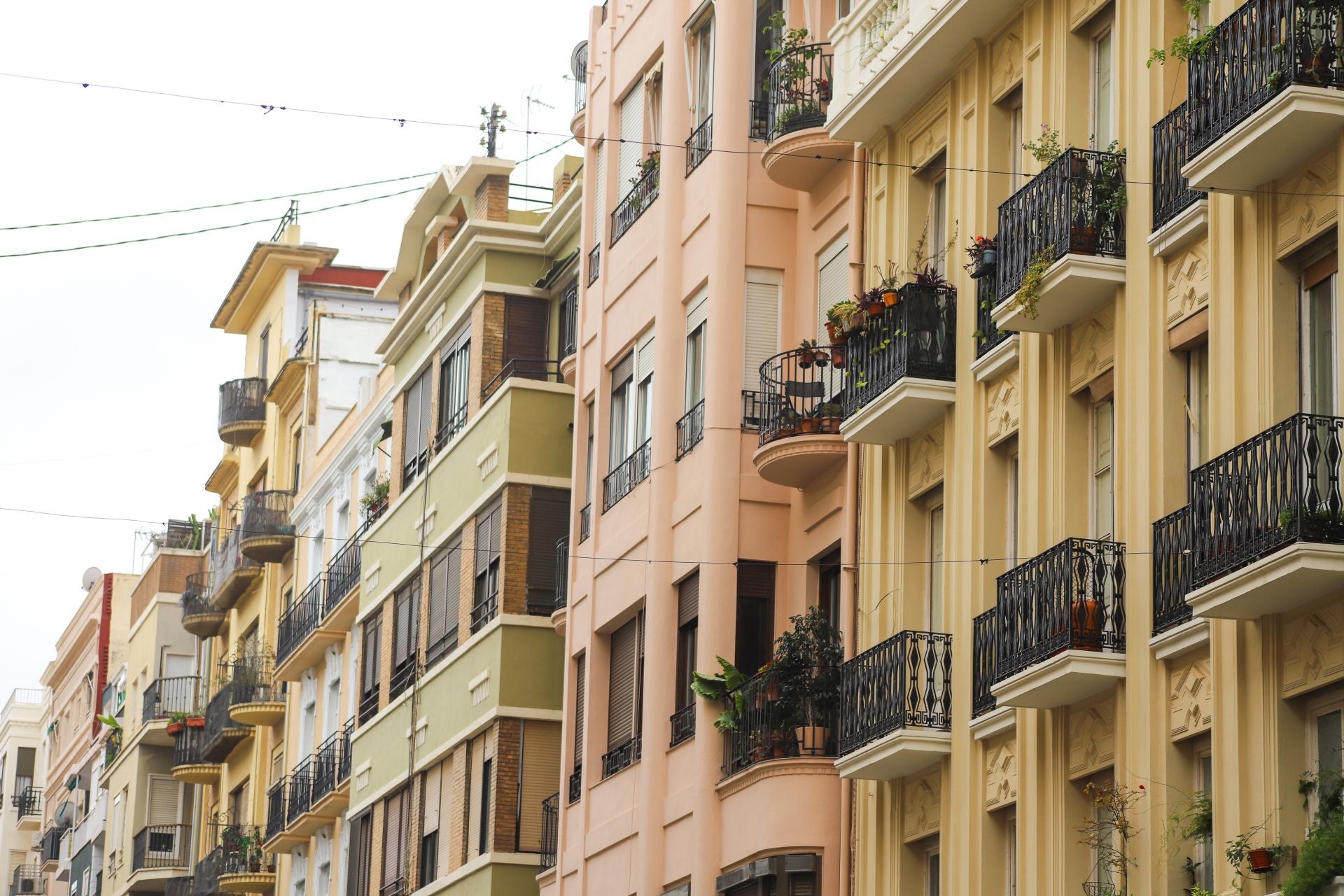 Edificios de la calle del Túria.