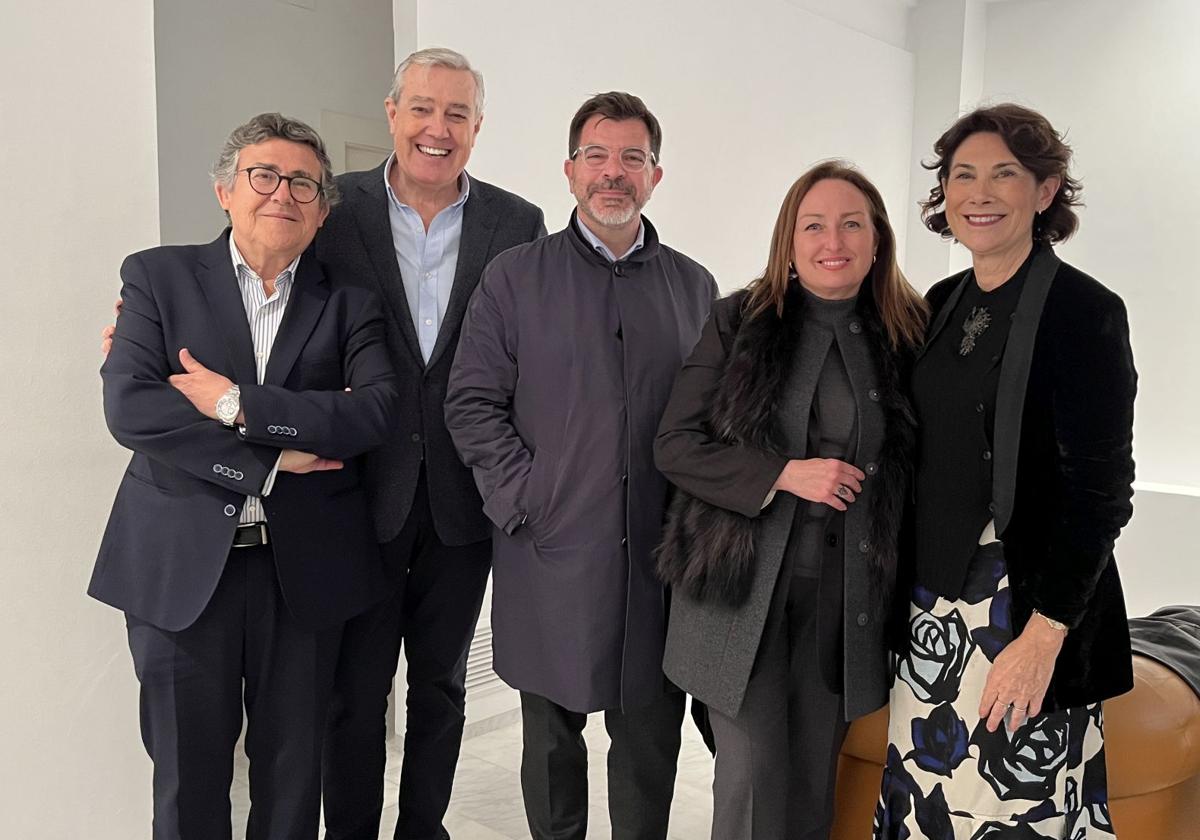 Rafael Escamilla, Javier Vela, Carlos Romero, Pilar Ibors y Ana Serratosa.