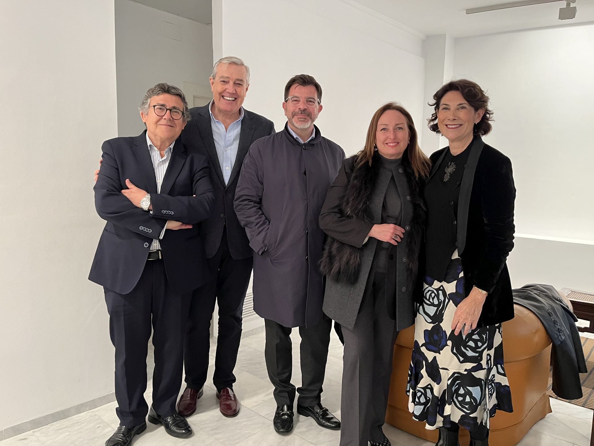 Rafael Escamilla, Javier Vela, Carlos Romero, Pilar Ibors y Ana Serratosa.