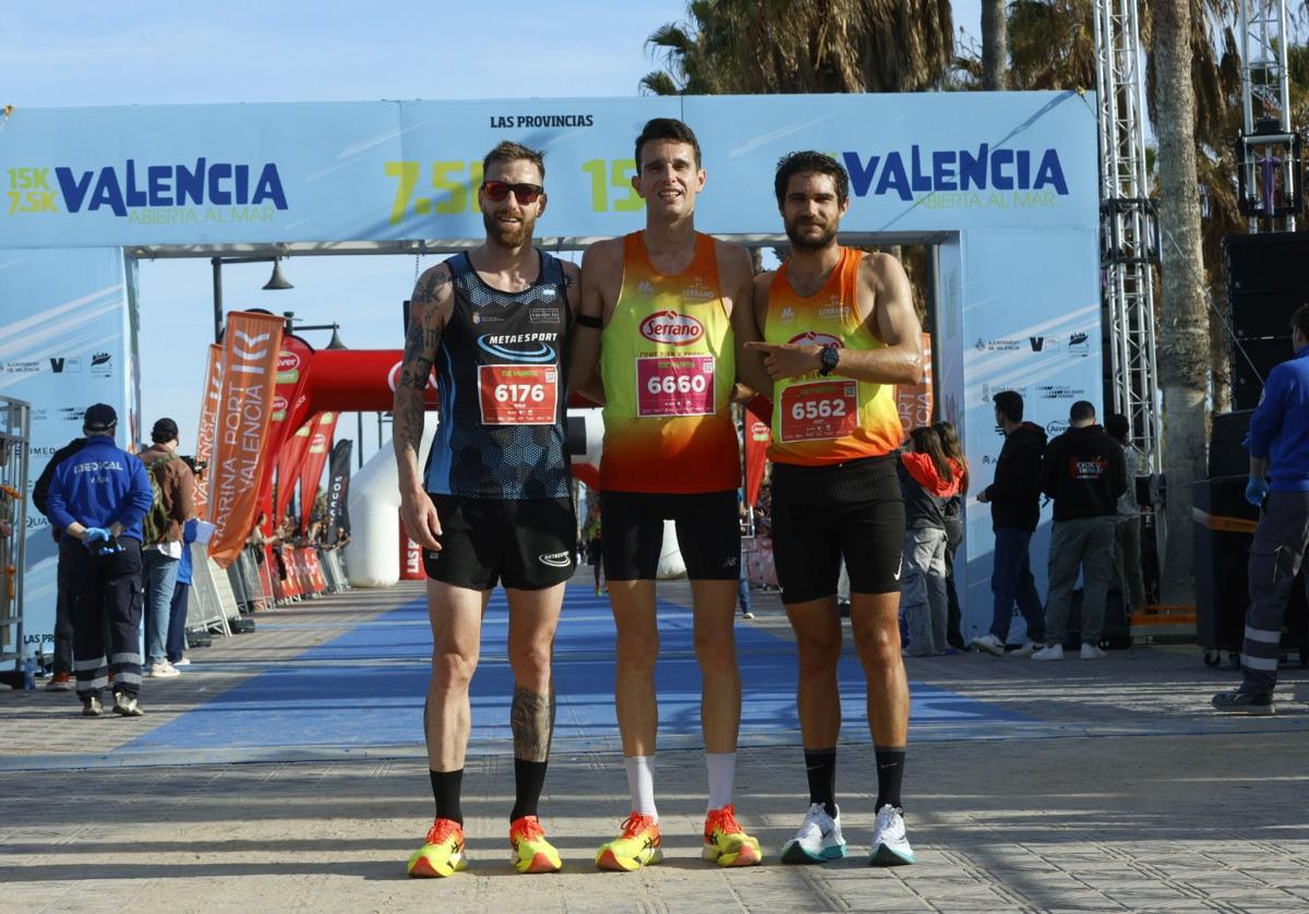 Ganadores de la 15K Valencia Abierta al Mar.