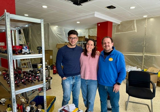 Guillermina con parte de su familia.