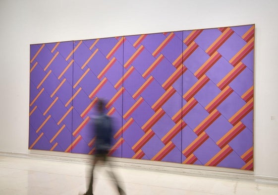 Una obra de Soledad Sevilla de la exposición 'Ritmos, tramas, variables', que se inaugura el 9 de abril en el IVAM.