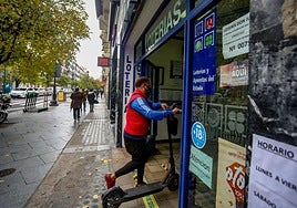 Una administración de Loterías y Apuestas del Estado en una imagen de archivo.