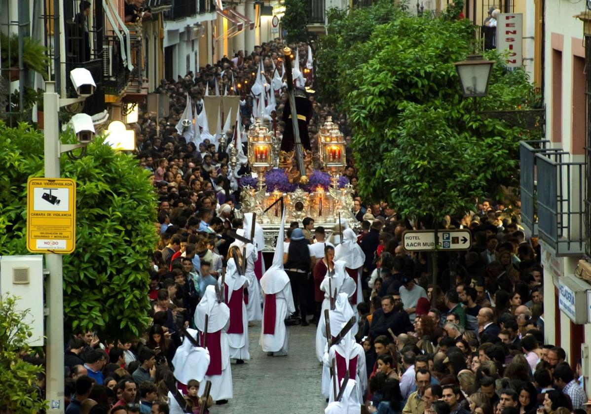 El Cristo de la Divina Misericordia de la hermandad de Las Siete Palabras.
