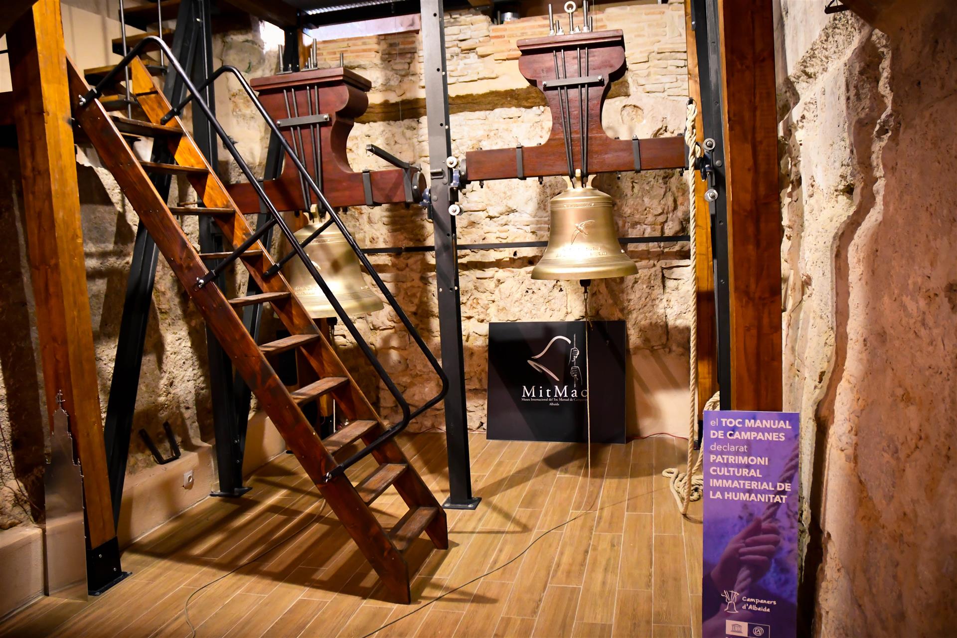 Albaida busca ayuda para impulsar el Museo del Toque Manual de Campanas con la primera escuela oficial de Campaners