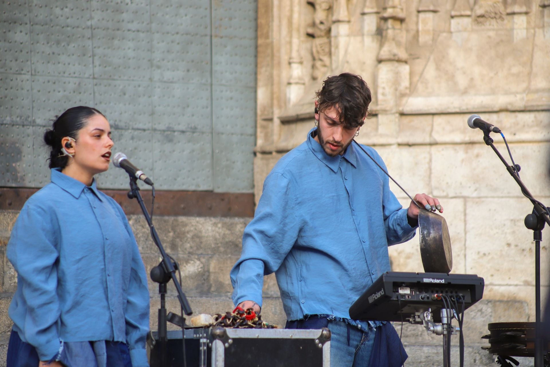 Inauguración de Dansa Valencia con el espectáculo &#039;Transeúnte&#039;, en la plaza del Mercado