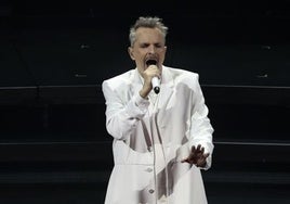 Concierto de Miguel Bosé en Ciudad de México.