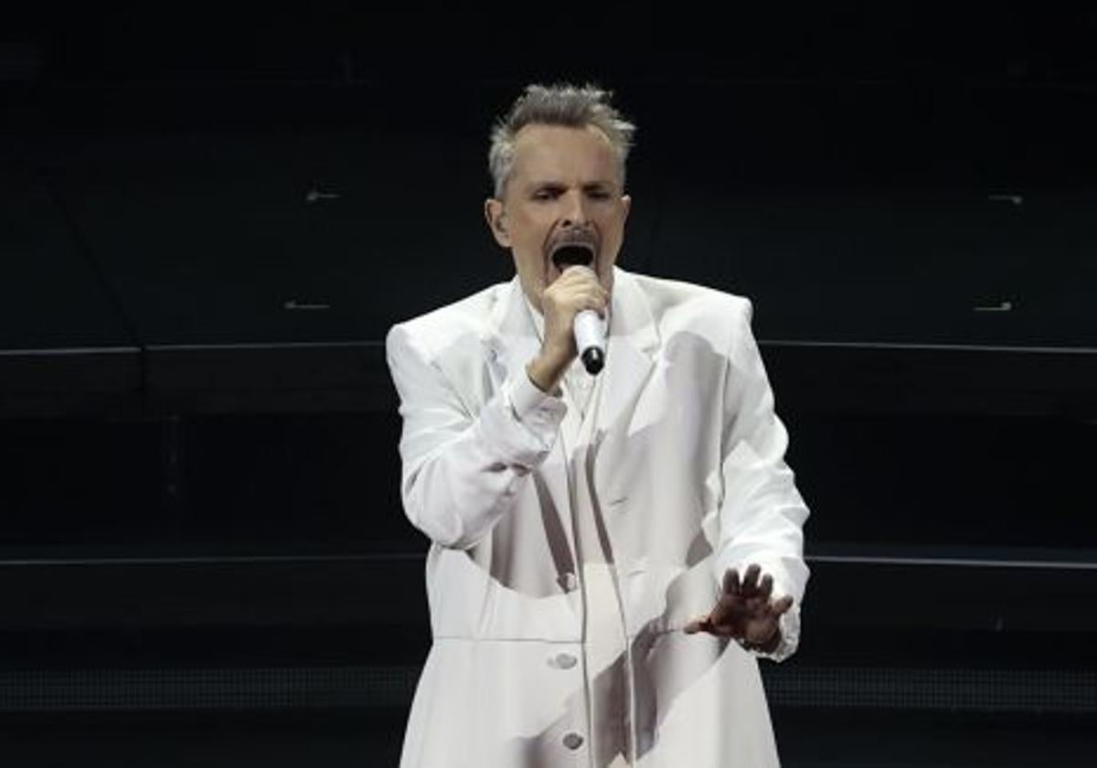 Concierto de Miguel Bosé en Ciudad de México.