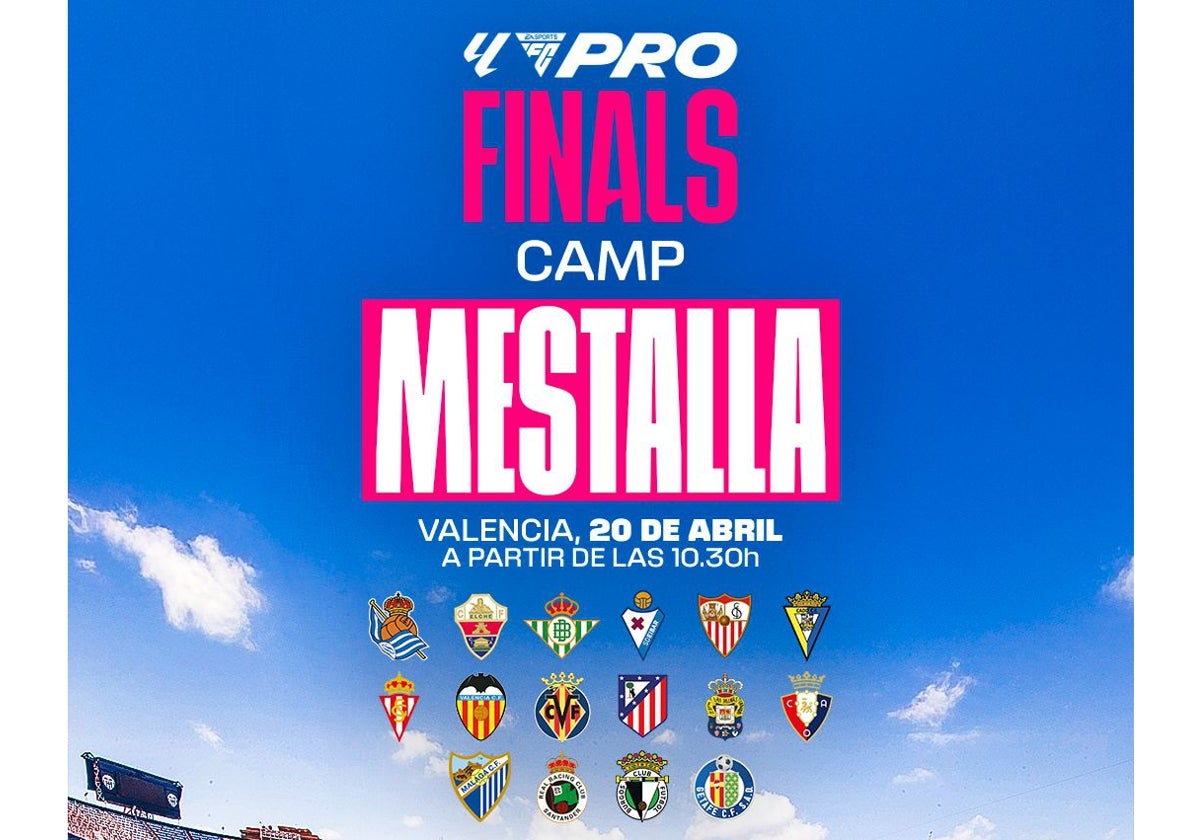 Cartel de LaLiga FC Pro Finals.
