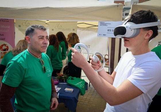 Una de las actividades de la feria.