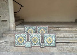 Recuperado el tesoro cerámico del Palacio de los Català de Valeriola en Valencia