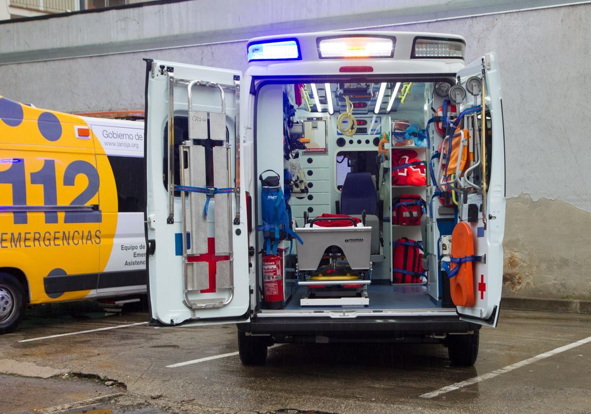 Ambulancia de Soporte Vital Avanzado en una imagen de archivo