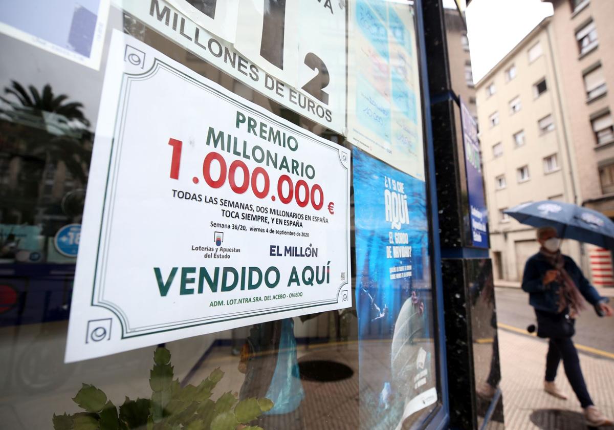 Una administación de Loterías y Apuestas del Estado, imagen de archivo.