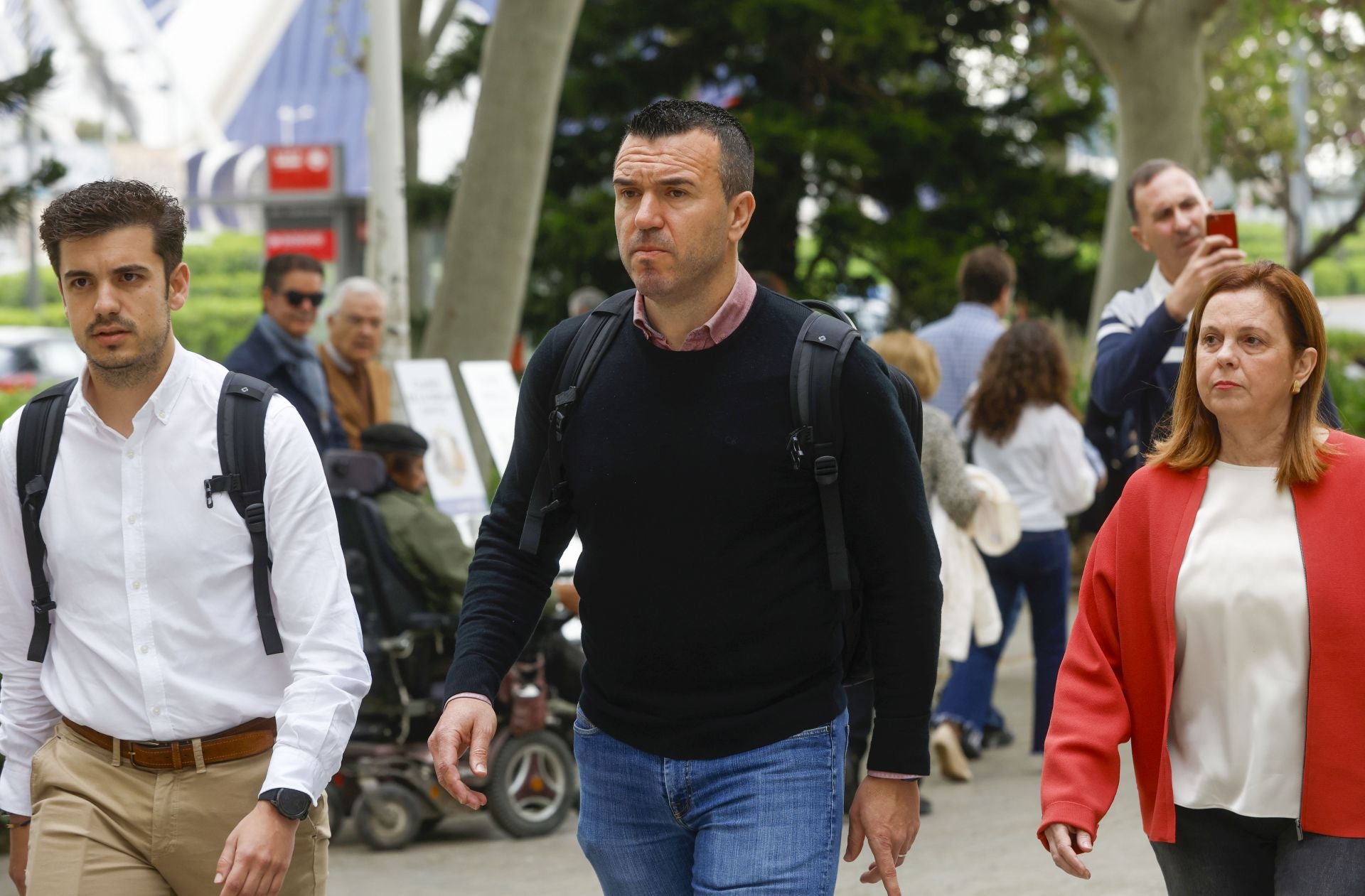 Vicente Mompó acude al juzgado a testificar por la dana