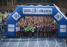 La salida de la IV Carrera Solidaria 1km1vida.