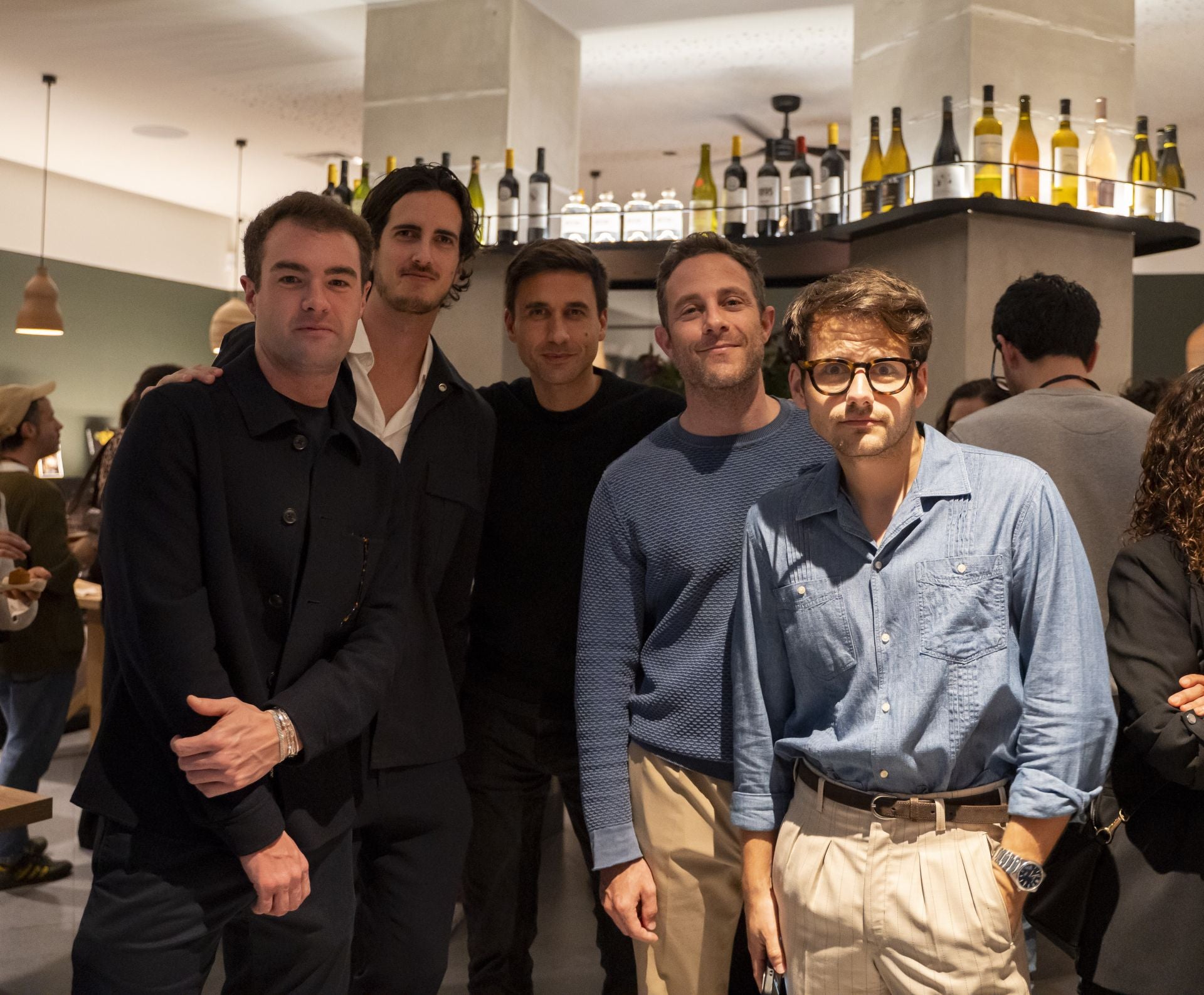 Sigfrido Serra (diseñador de interiores), Rafa Ventura (arquitecto), Lucas Zaragosi (Cofundador Estudio Savage), Joan López (periodista y presentador de TV) y Alfonso Gómez Sempere (empresario).