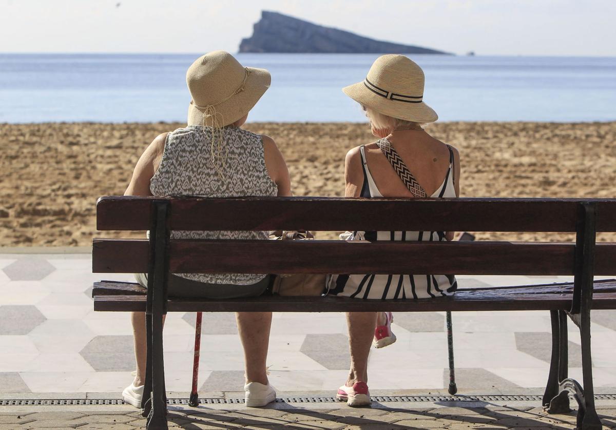 Así están hoy las playas de Benidorm