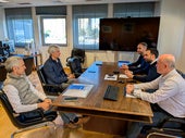Un momento de la reunión.