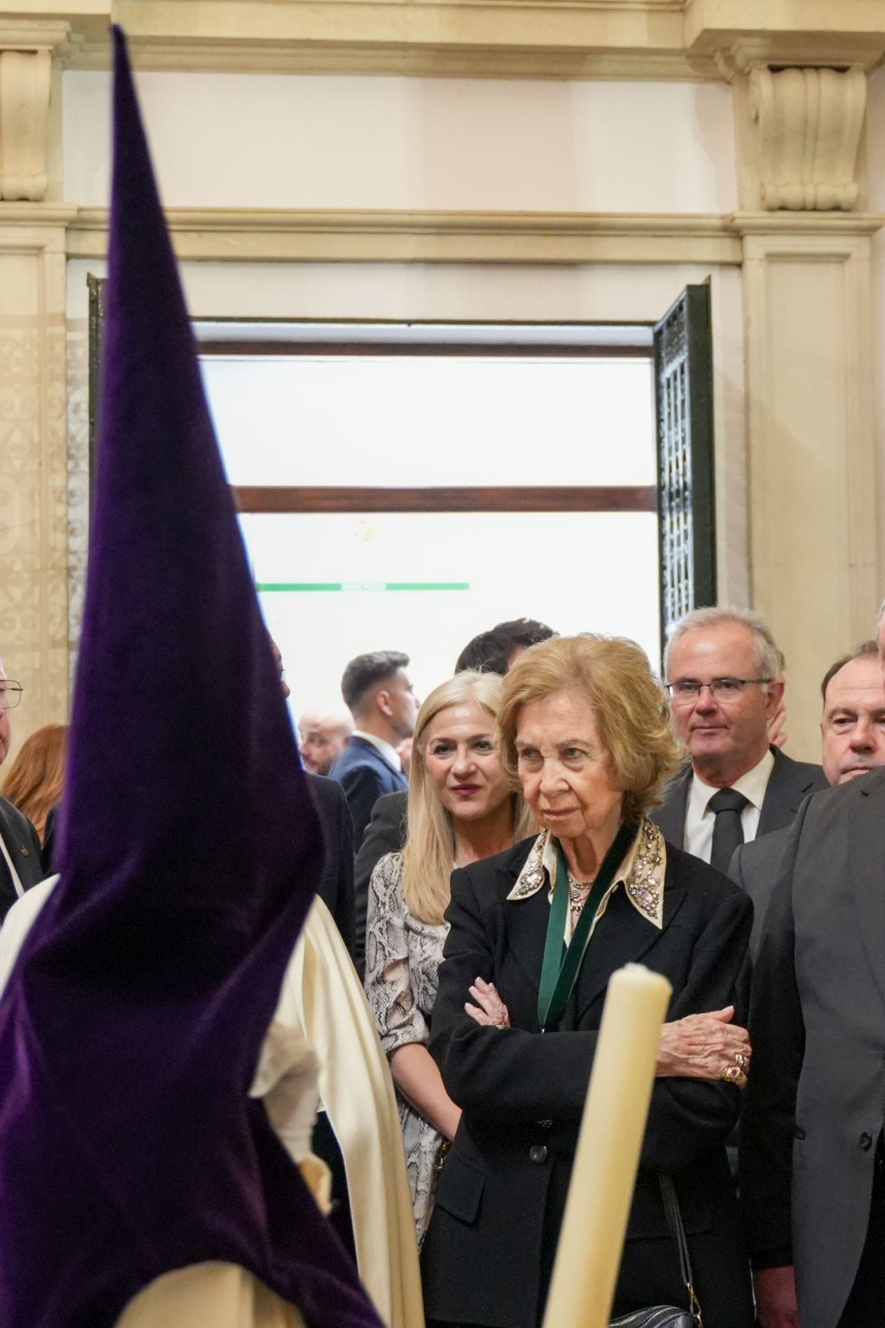 FOTOS | La reina Sofía reaparece en la Madrugá de Sevilla