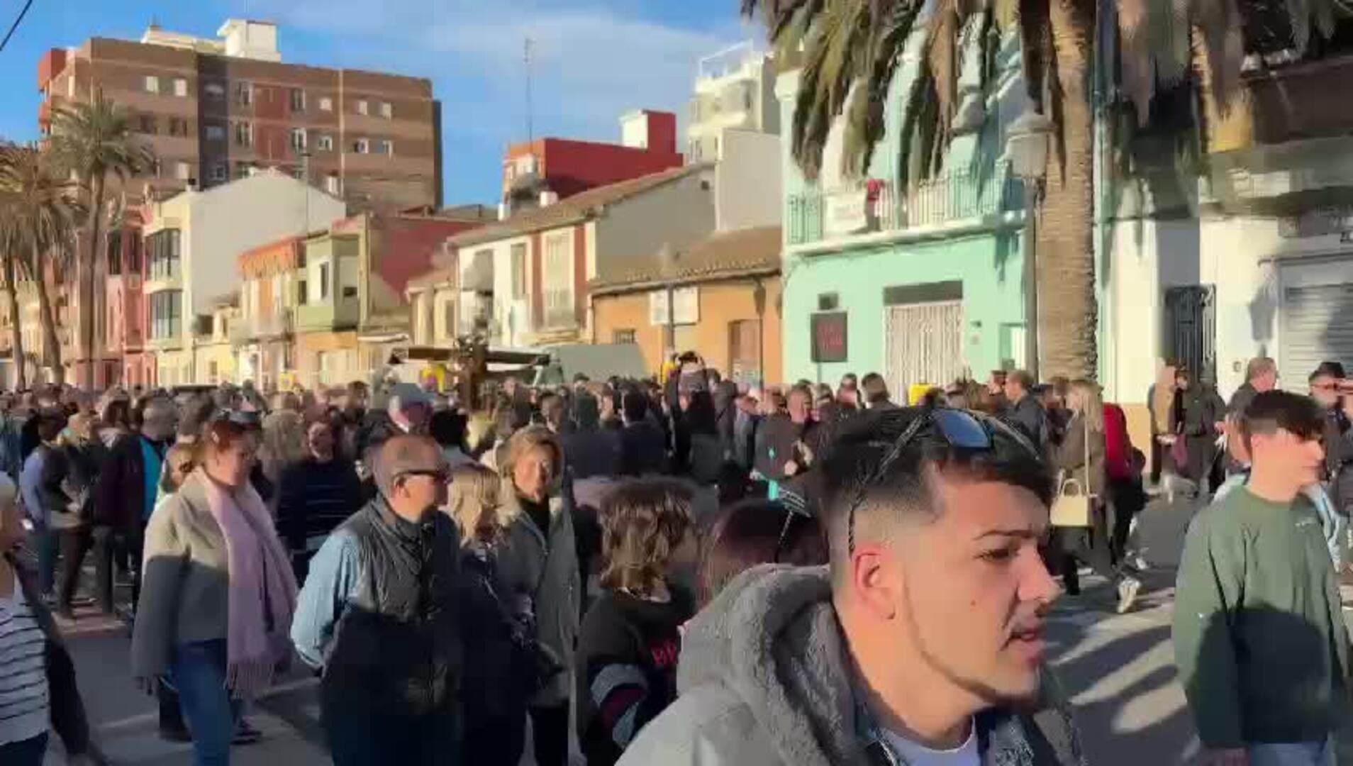 Encuentro de los Cristos en la Semana Santa Marinera de Valencia