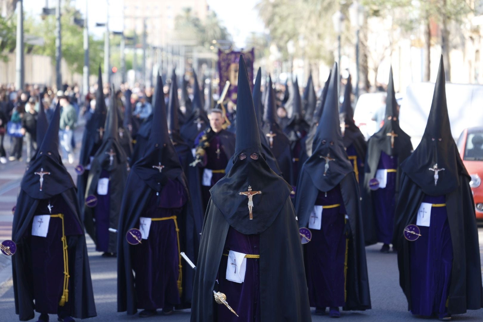 Las fotos del encuentro de los Cristos junto a la playa de Valencia