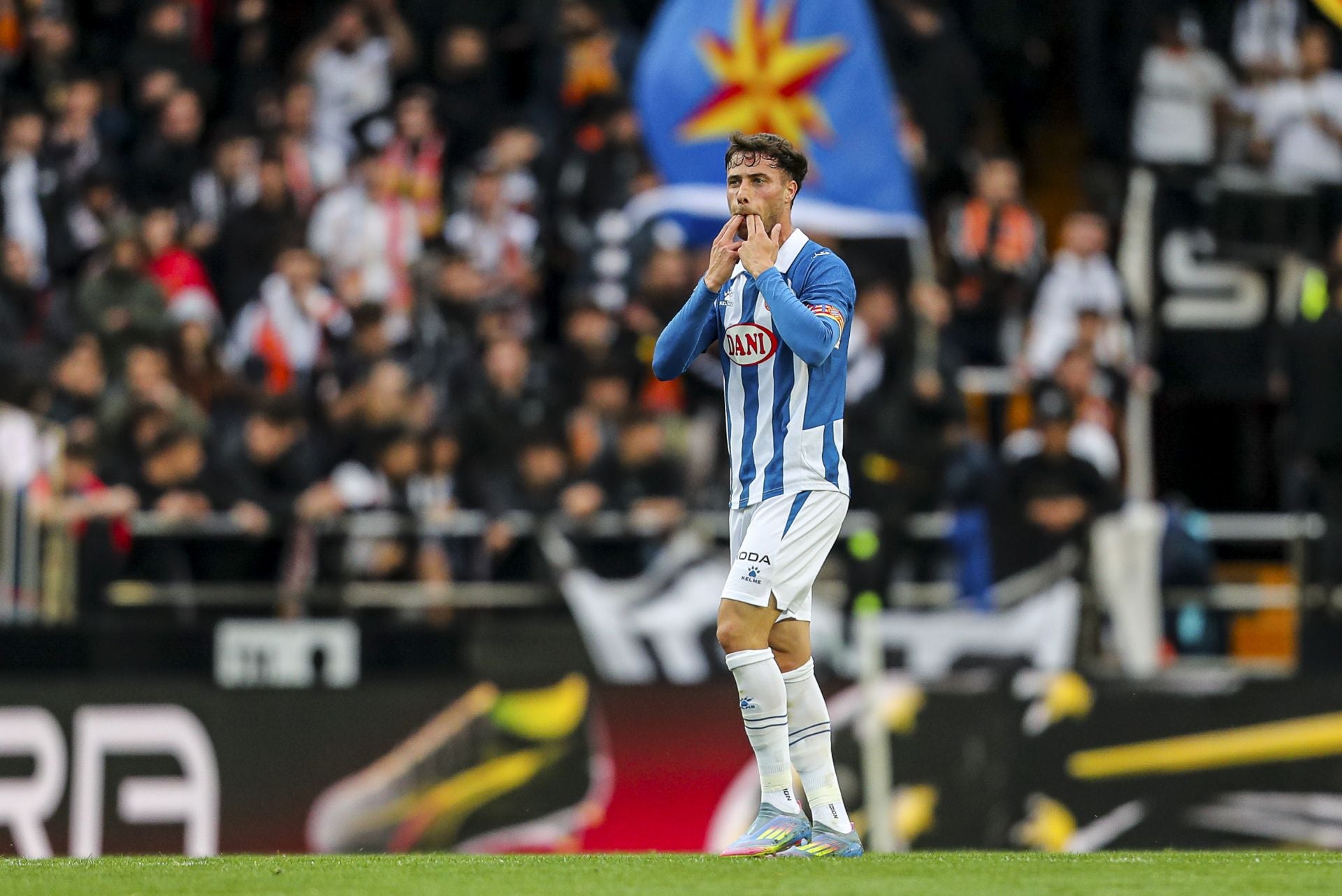 El jugador del Espanyol Javi Puado.