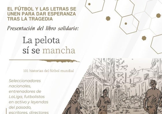 Cartel del anuncio de la presentación del libro.