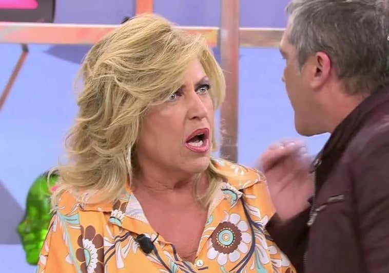 Lydia Lozano y Gustavo González en un programa de 'Sálvame'.