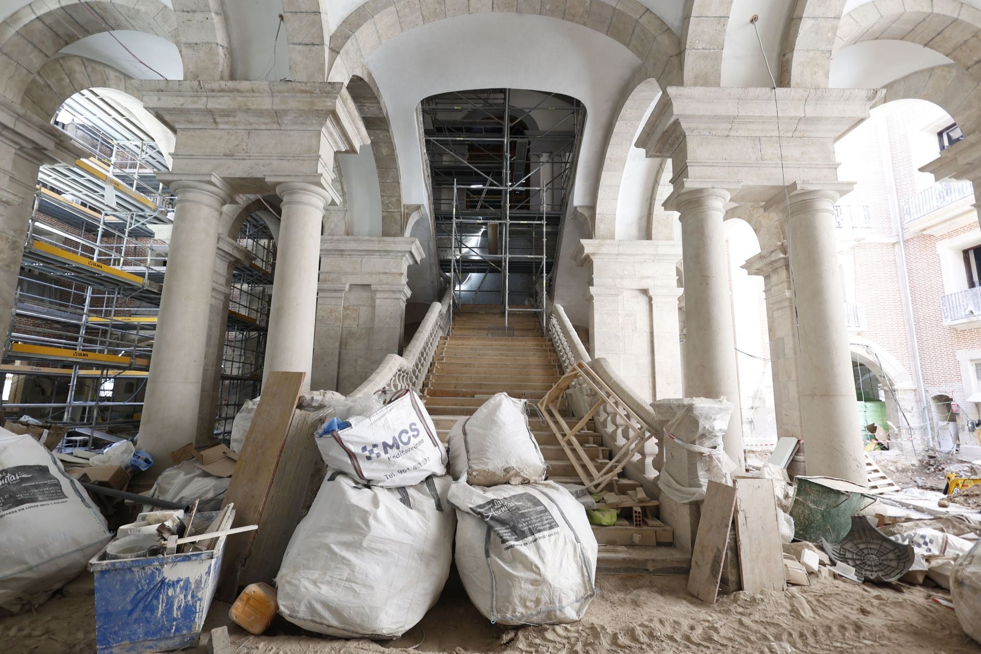 Así avanza la restauración del Palacio de Justicia