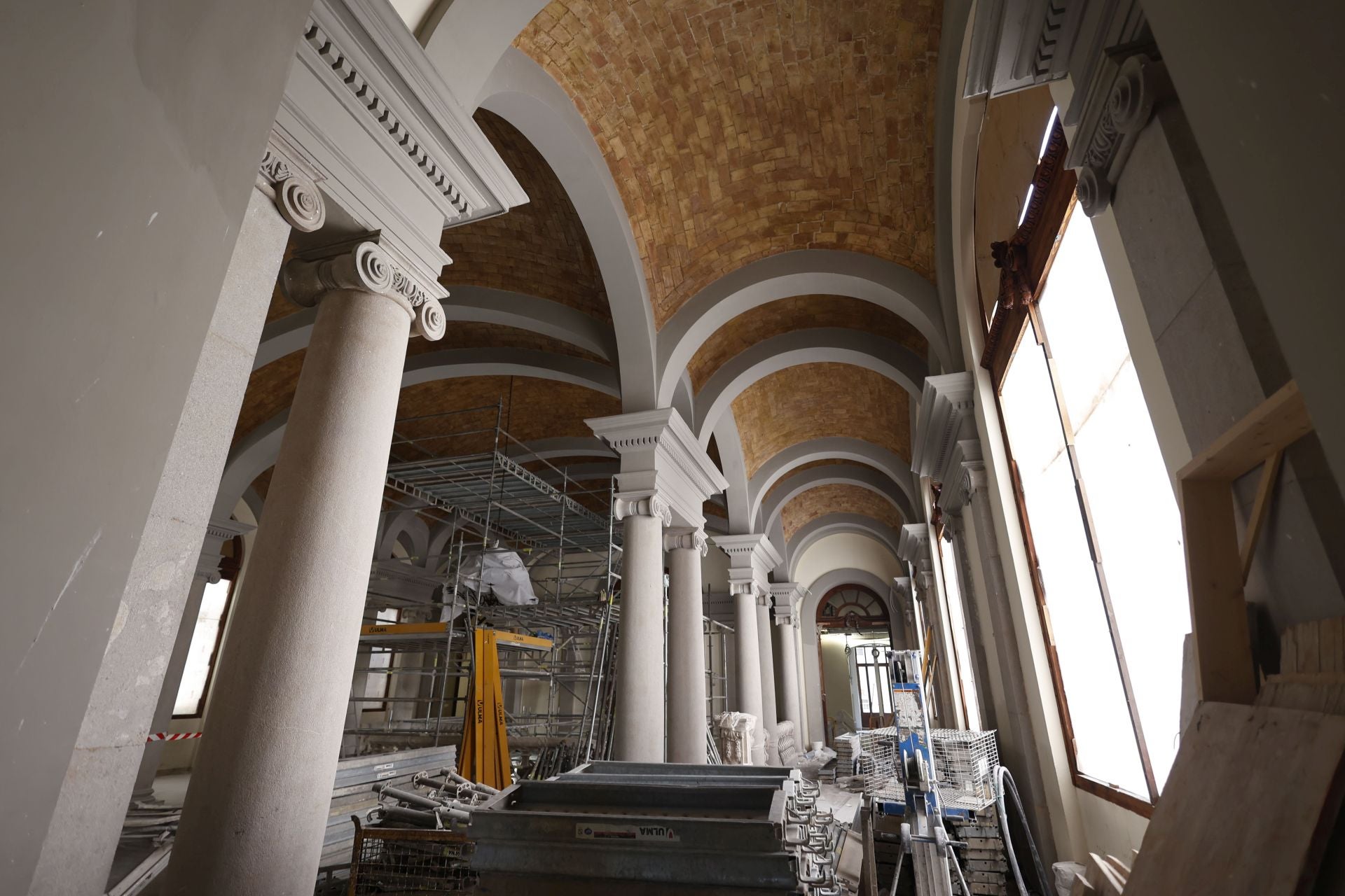 Así avanza la restauración del Palacio de Justicia